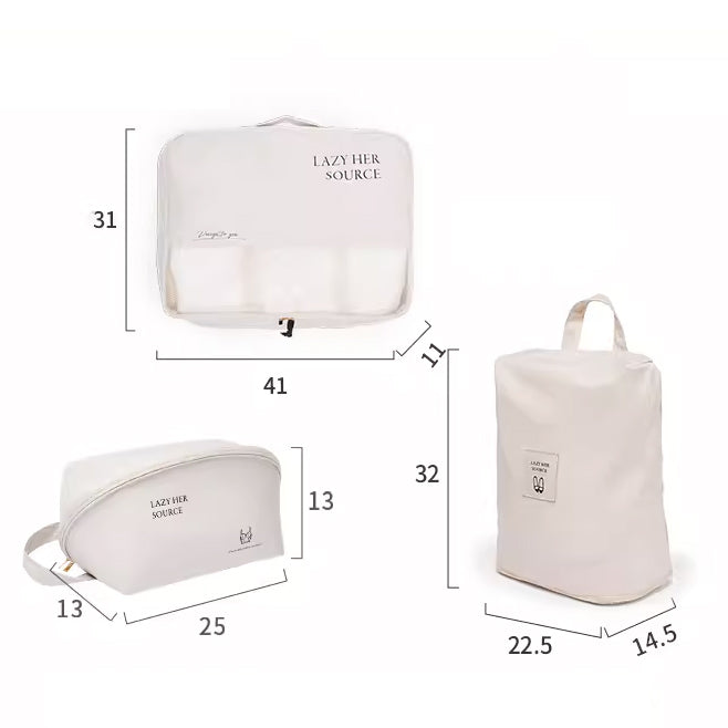 3color suitcase inner pouch
