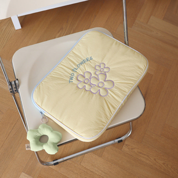 2color retro flower iPad & PC case