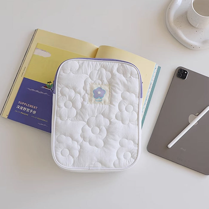 4color flower stitch iPad case