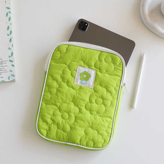 4color flower stitch iPad case