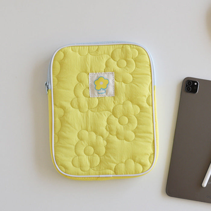 4color flower stitch iPad case