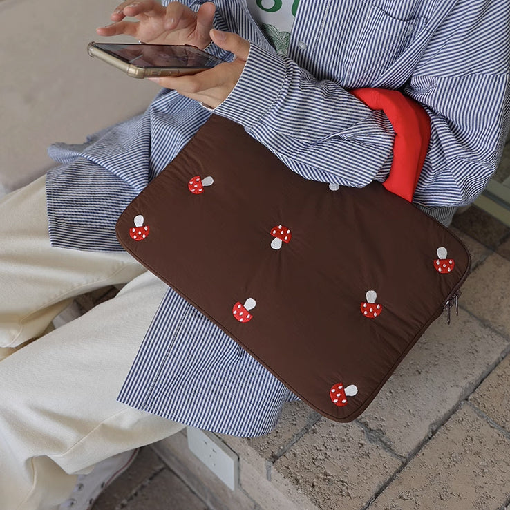 2color mushroom iPad & PC bag