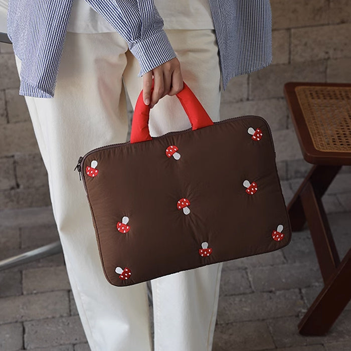 2color mushroom iPad & PC bag