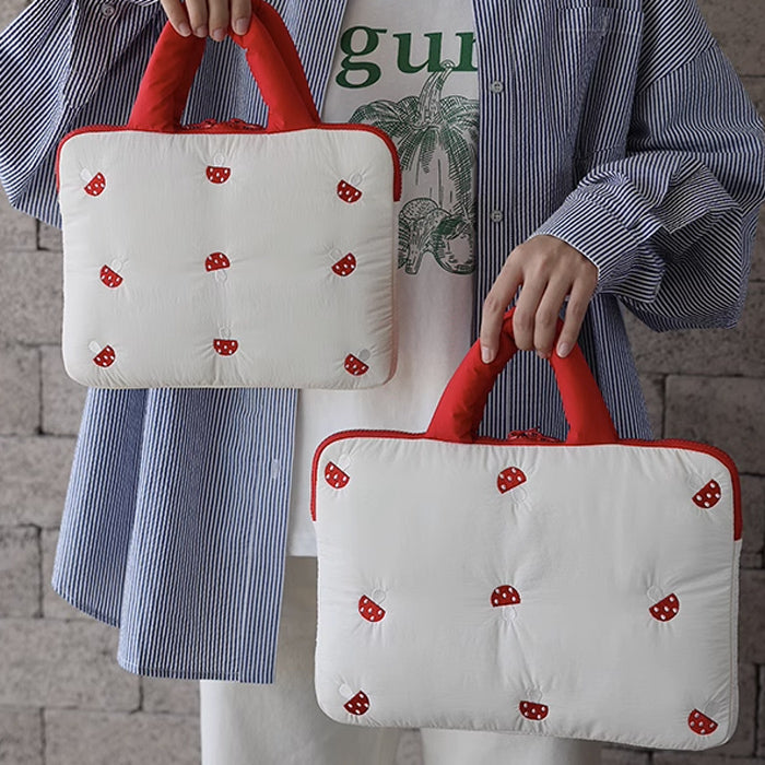 2color mushroom iPad & PC bag