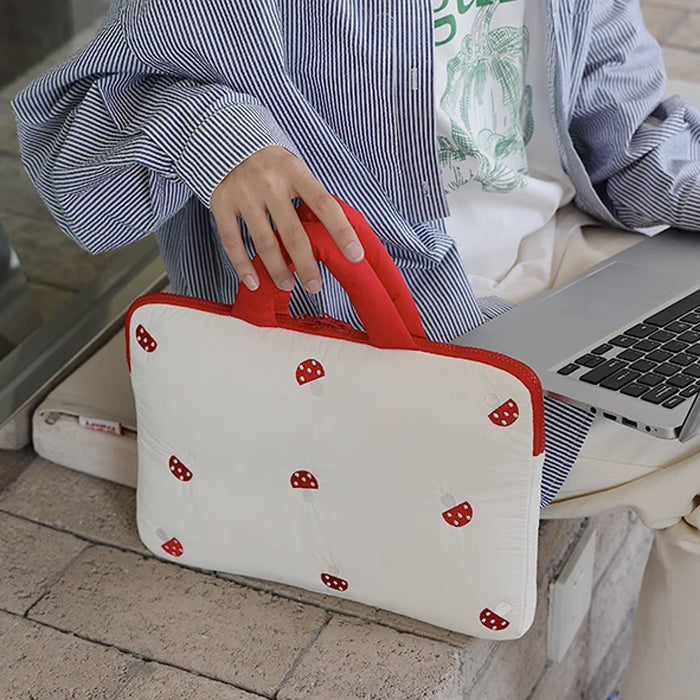 2color mushroom iPad & PC bag