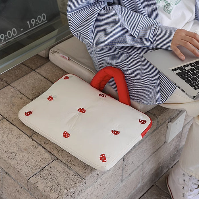 2color mushroom iPad & PC bag