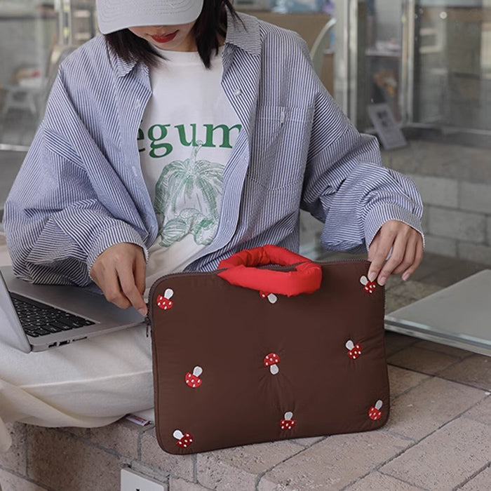 2color mushroom iPad & PC bag