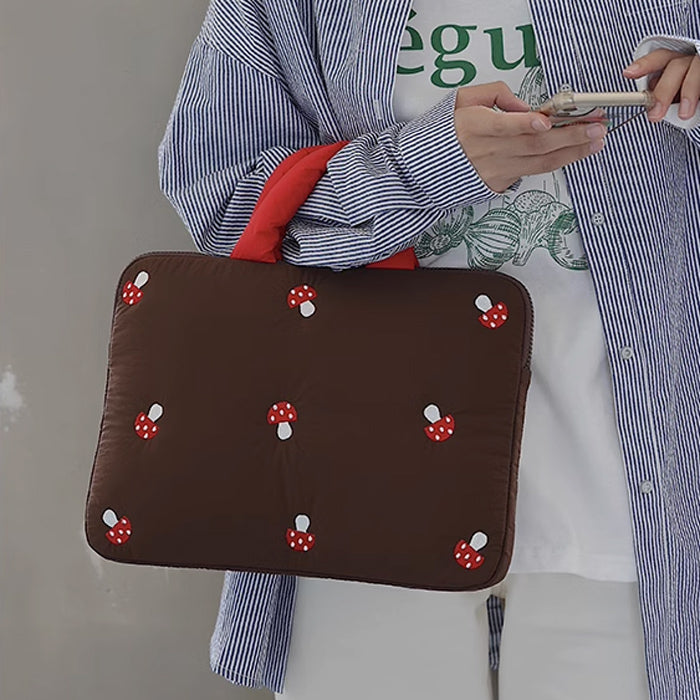 2color mushroom iPad & PC bag