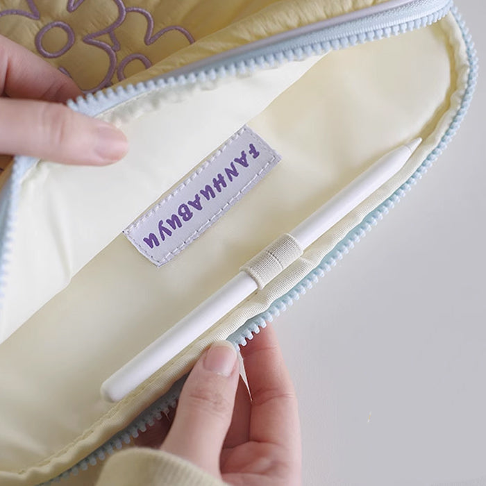 2color retro flower iPad & PC case