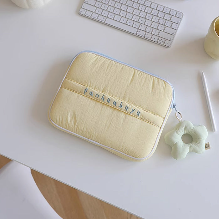 2color retro flower iPad & PC case