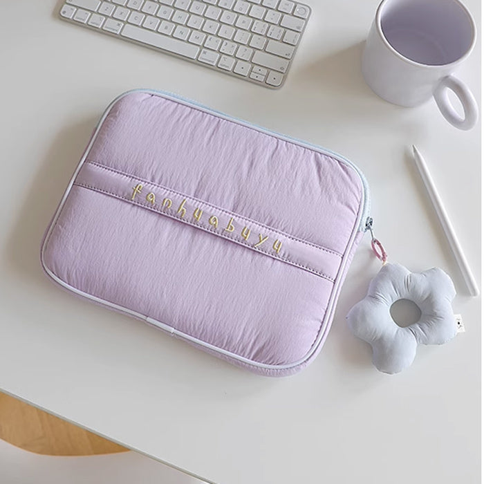 2color retro flower iPad & PC case