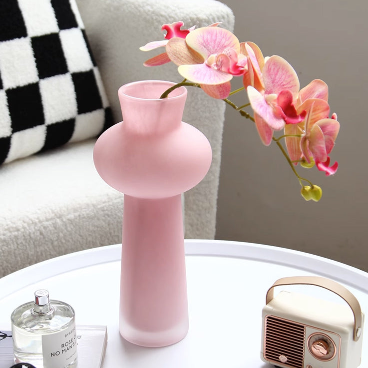 milky pink vase