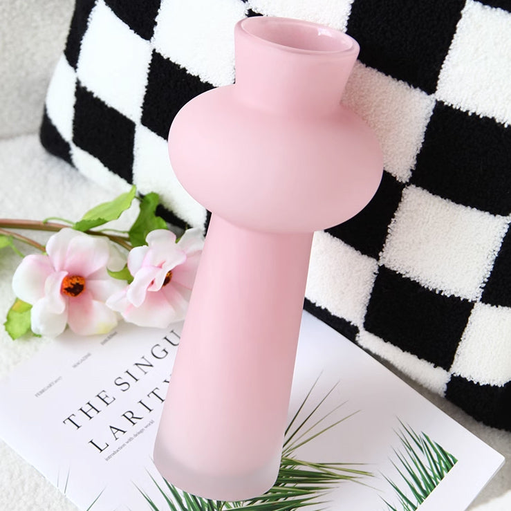 milky pink vase