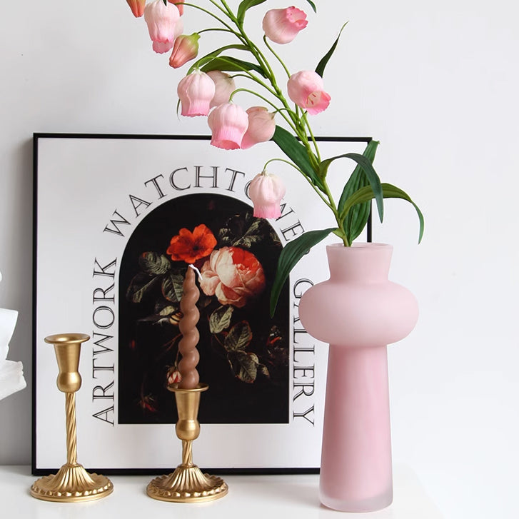 milky pink vase