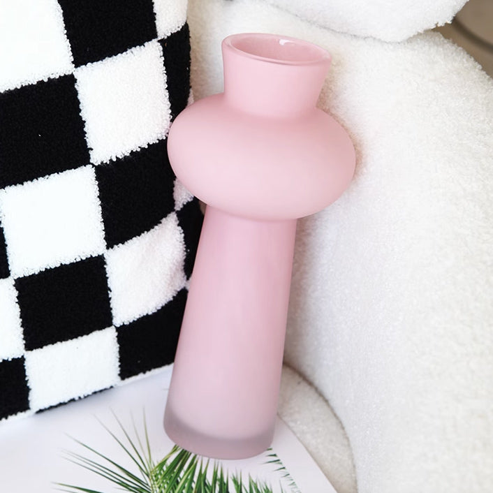 milky pink vase
