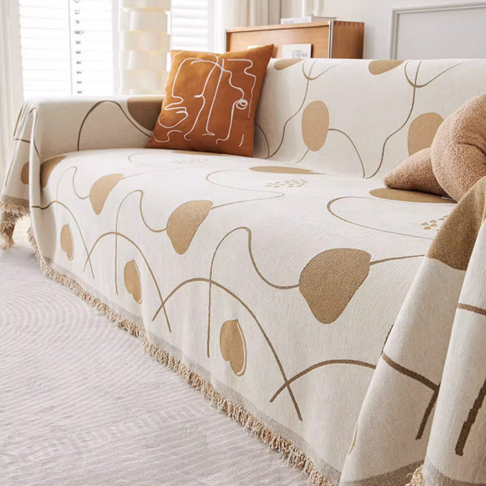 4color reversible heart sofa cover