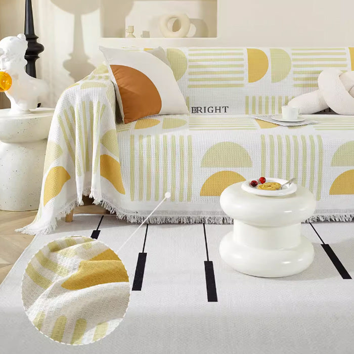 6color half circle summer sofa cover