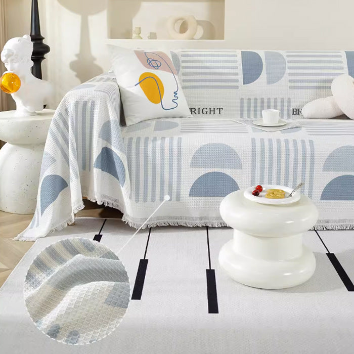 6color half circle summer sofa cover