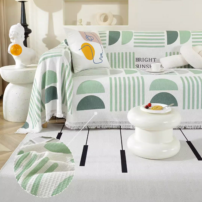 6color half circle summer sofa cover