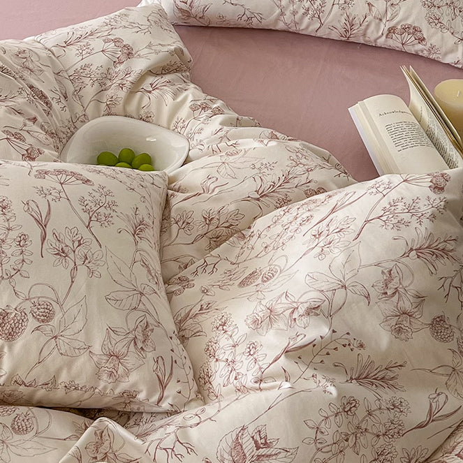 4color botanical bedlinen set