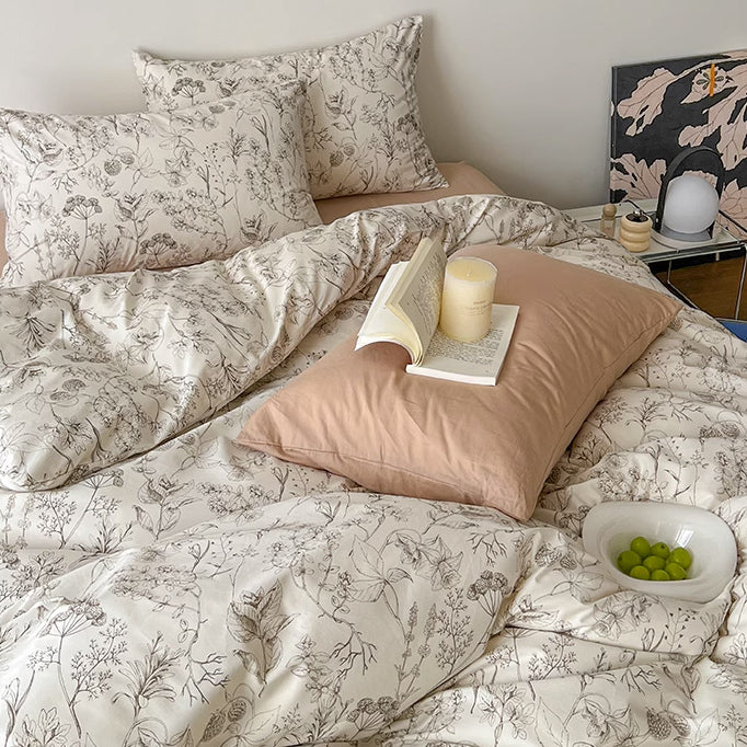 4color botanical bedlinen set