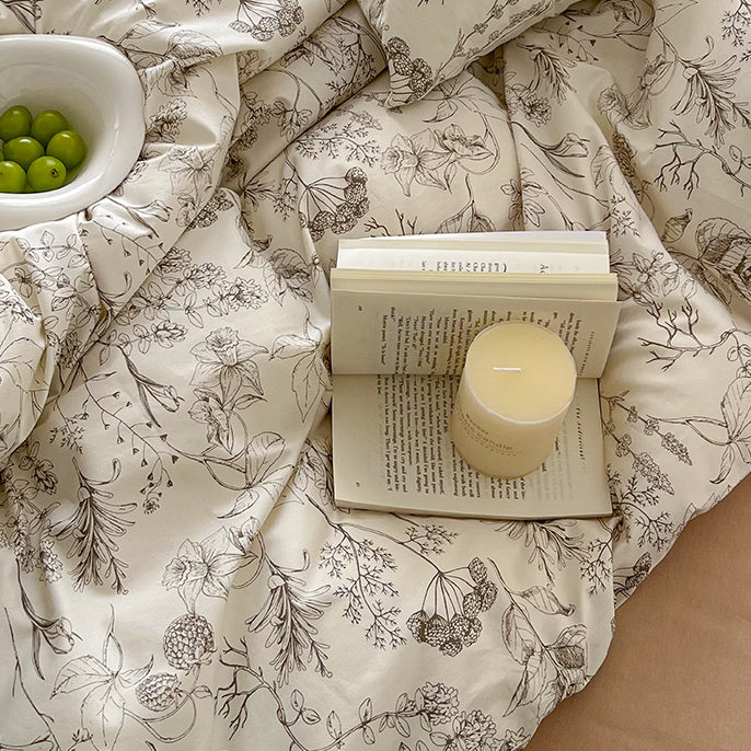 4color botanical bedlinen set