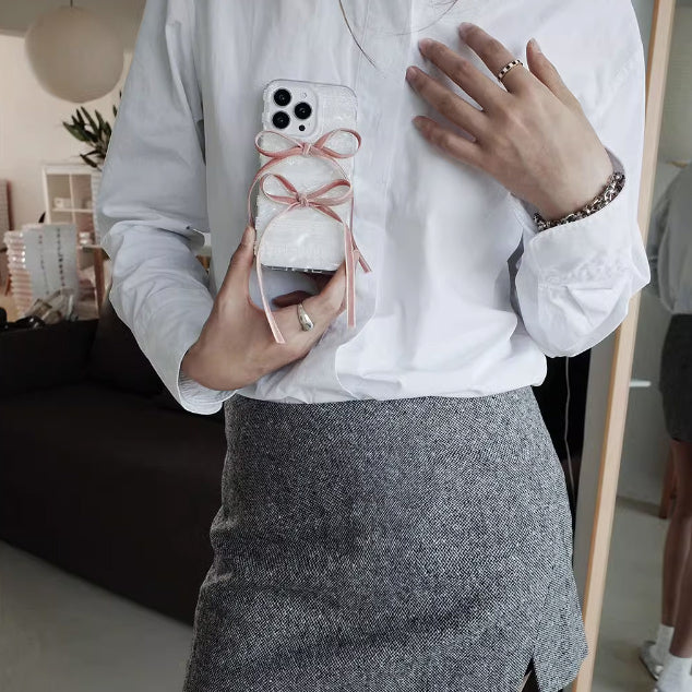 4design lace ribbon iPhone case