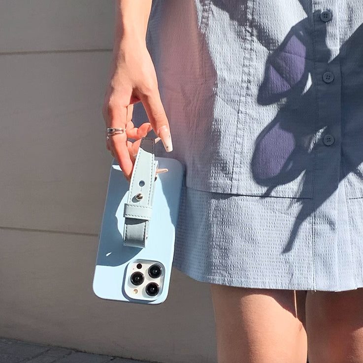 4color leather belt strap iPhone case