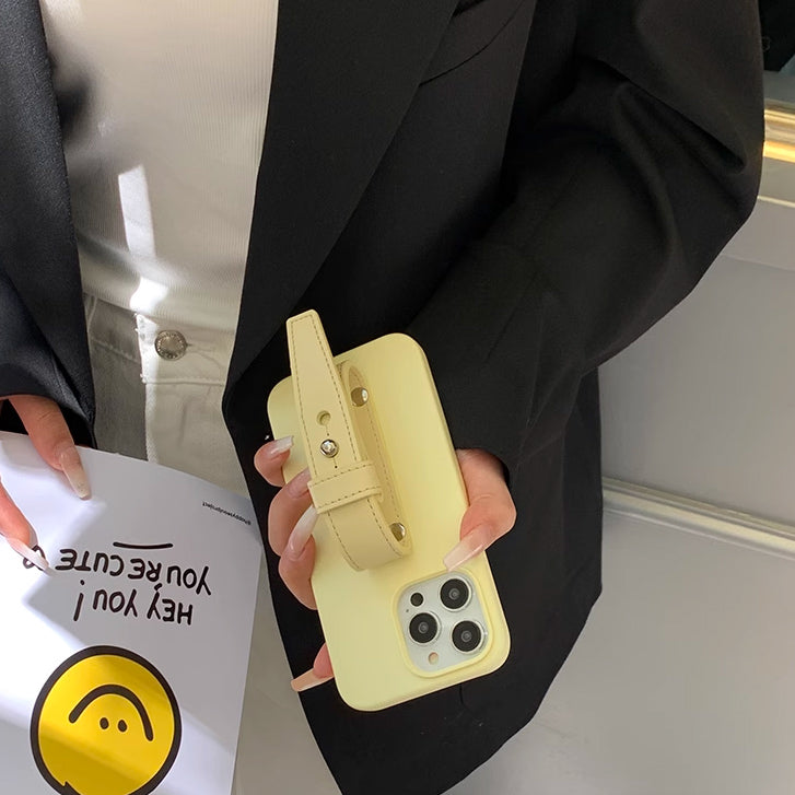 4color leather belt strap iPhone case