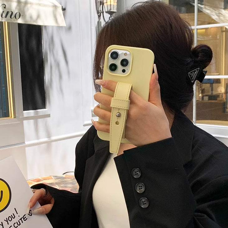 4color leather belt strap iPhone case