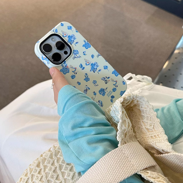 diamond grip flower iPhone case