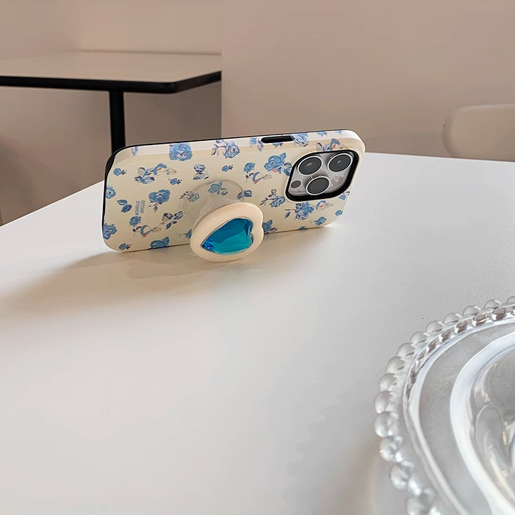 diamond grip flower iPhone case