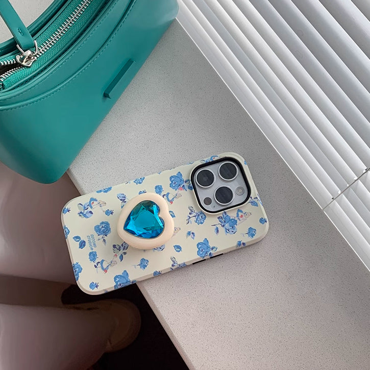 diamond grip flower iPhone case