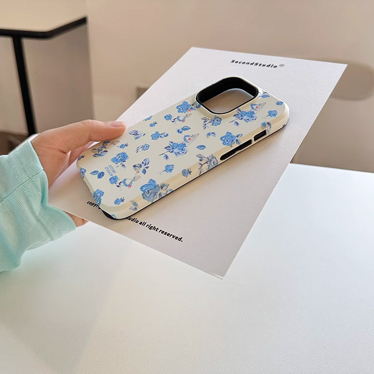 diamond grip flower iPhone case