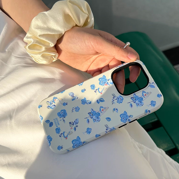 diamond grip flower iPhone case