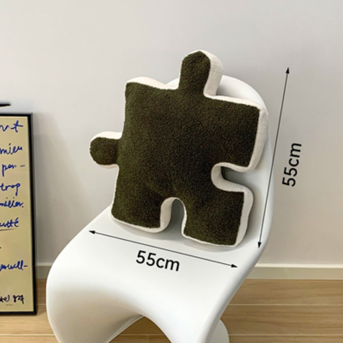6color puzzle piece cushion