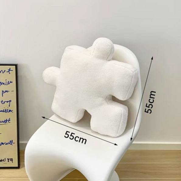 6color puzzle piece cushion