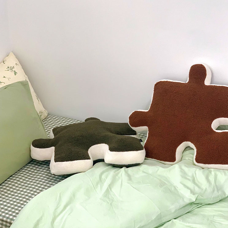6color puzzle piece cushion