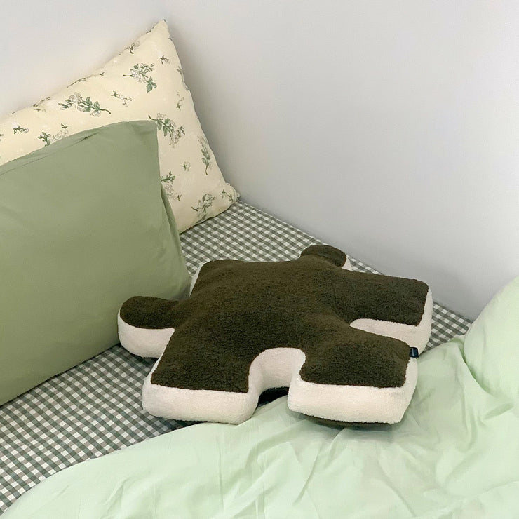 6color puzzle piece cushion