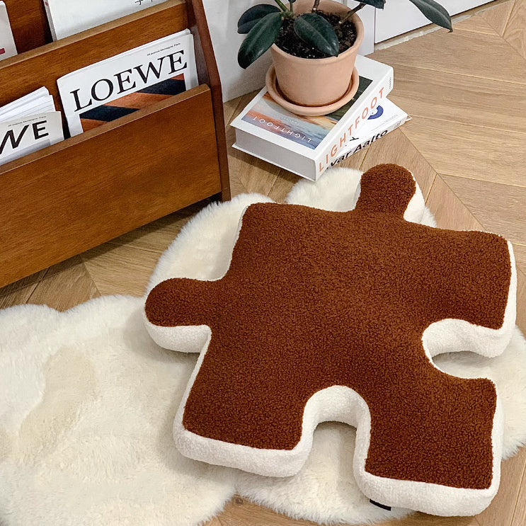 6color puzzle piece cushion