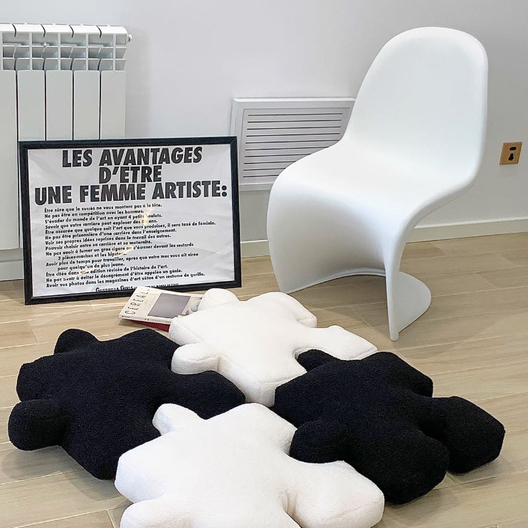 6color puzzle piece cushion