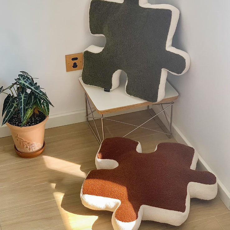 6color puzzle piece cushion