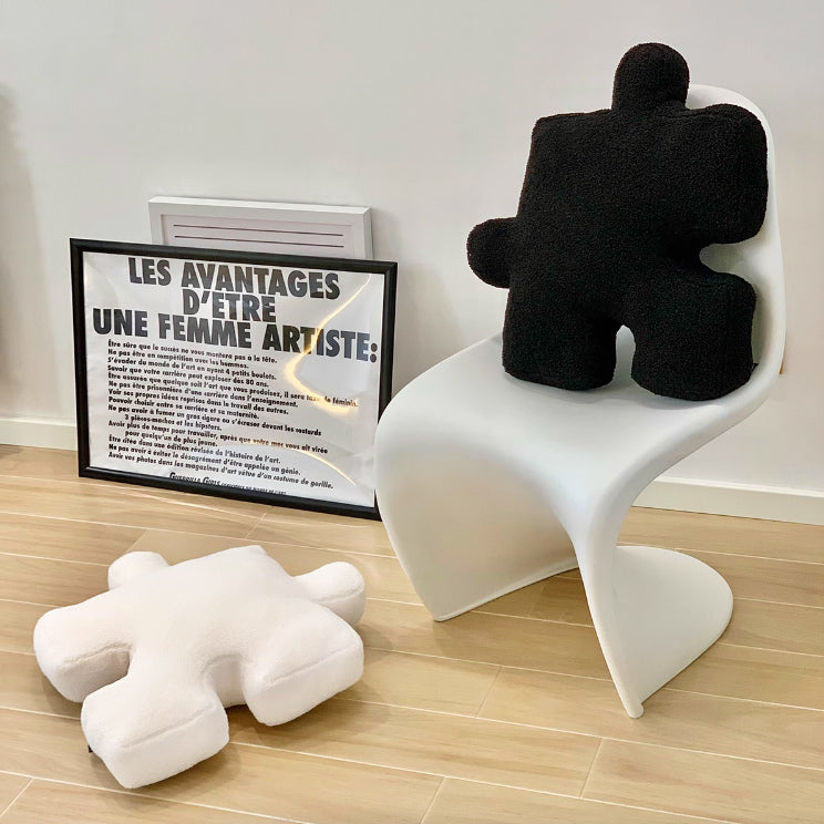 6color puzzle piece cushion
