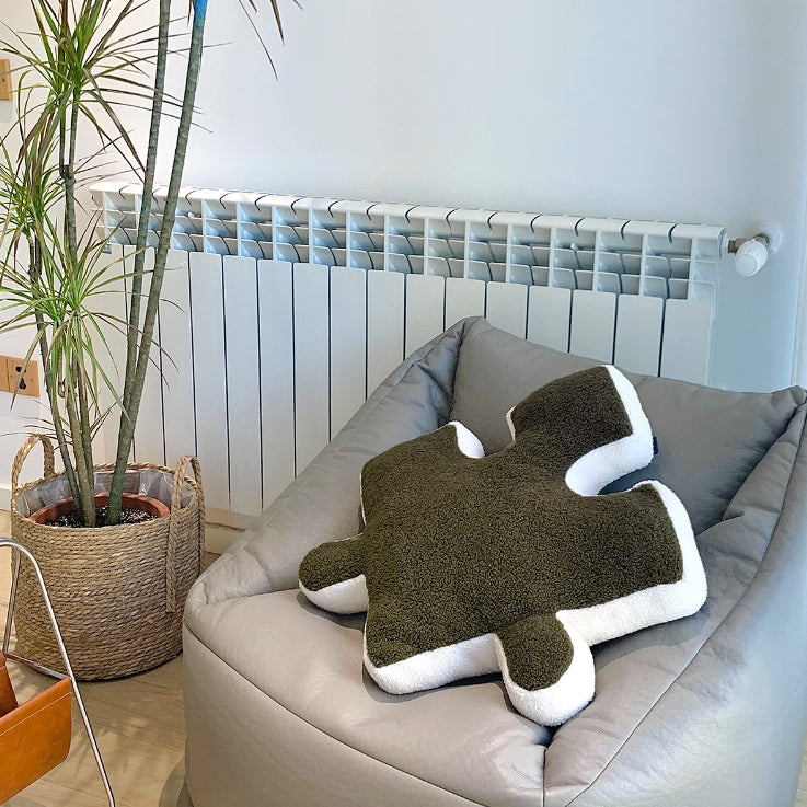 6color puzzle piece cushion