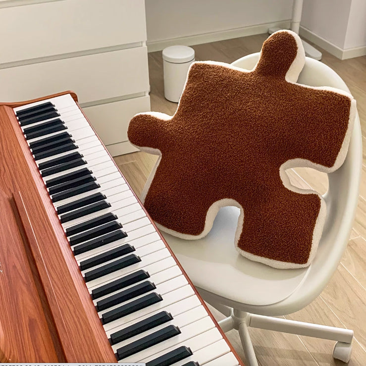 6color puzzle piece cushion