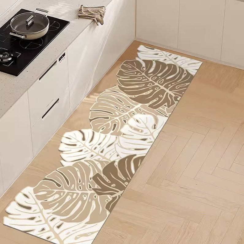 6design natural beige kitchen mat