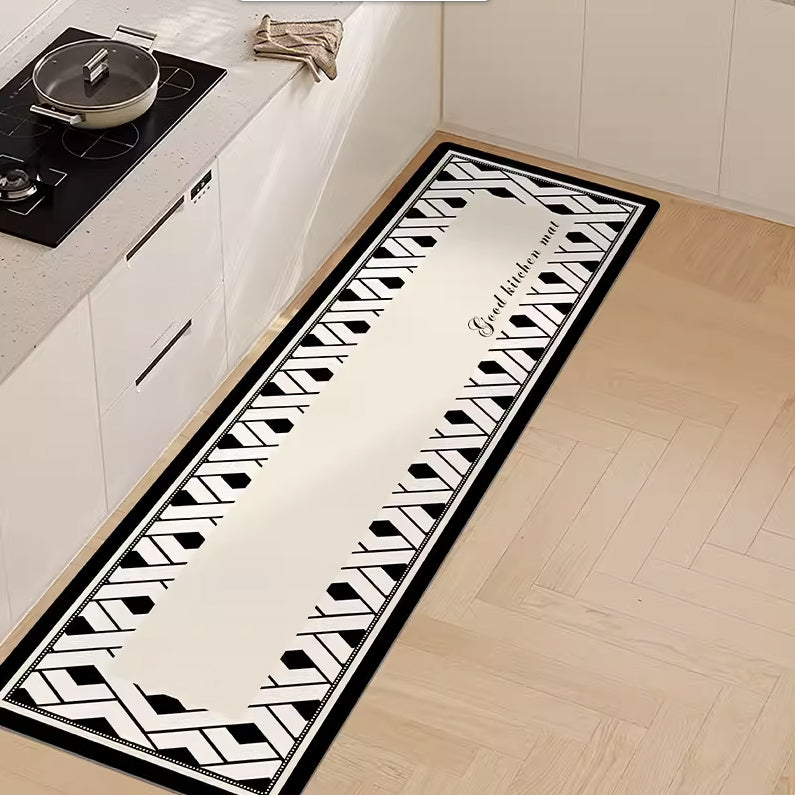 6design natural beige kitchen mat
