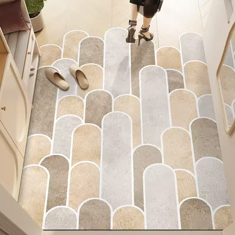 11design natural beige door mat