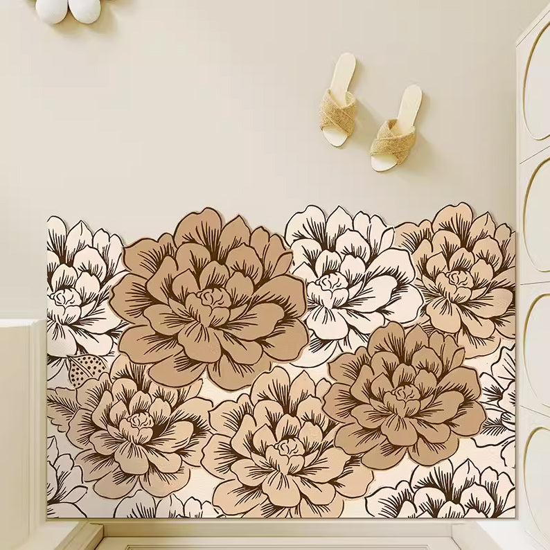 11design natural beige door mat