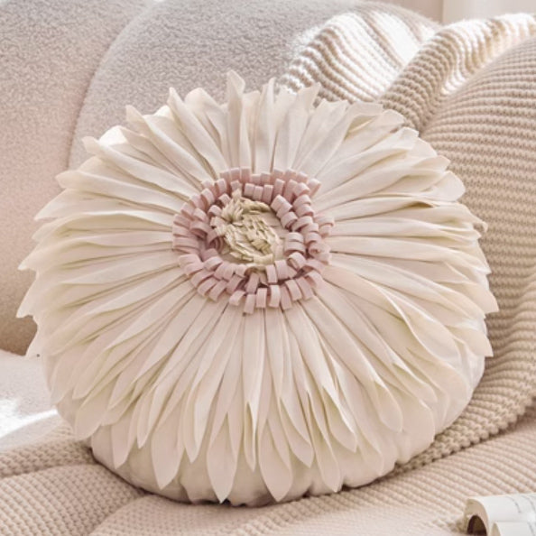 4design flower motif cushion